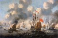 The Dutch burn down the English fleet before Chatham 1667 Peter van de Velde Naval Battles